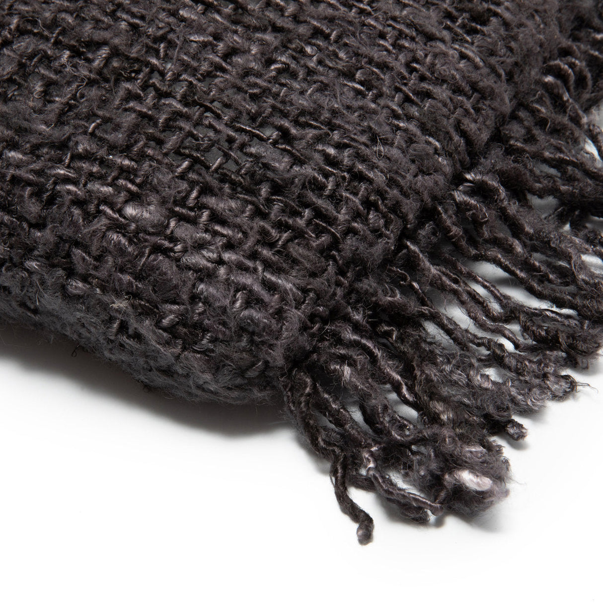 Kissenbezug – Baumwolle Material, Boho Stil, Schwarz Marine Ton, 30x50 cm - Oh My Gee | Bazar Bizar Antwerp