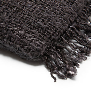 Kissenbezug – Baumwolle Material, Boho Stil, Schwarz Marine Ton, 30x50 cm - Oh My Gee | Bazar Bizar Antwerp