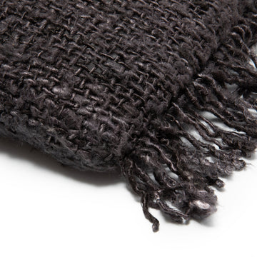 Kissenbezug – Baumwolle Material, Boho Stil, Schwarz Marine Ton, 30x50 cm - Oh My Gee | Bazar Bizar Antwerp