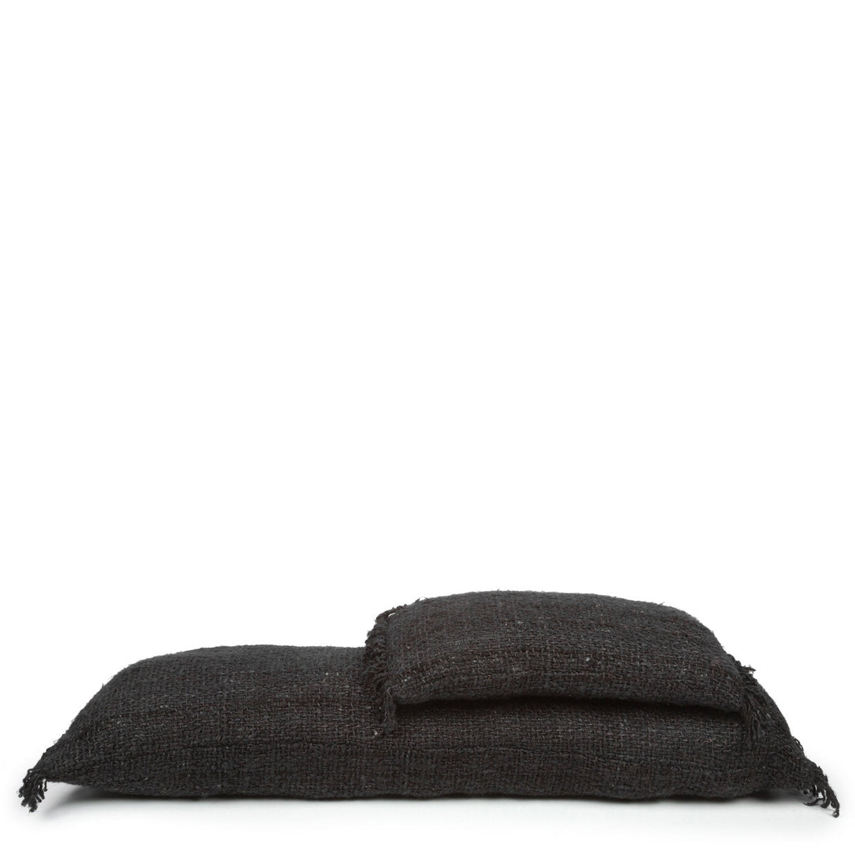 Kissenbezug – Baumwolle Material, Boho Stil, Schwarz Marine Ton, 30x50 cm - Oh My Gee | Bazar Bizar Antwerp