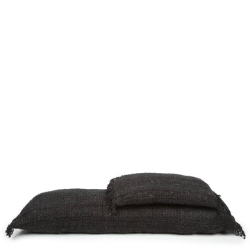 Kissenbezug – Baumwolle Material, Boho Stil, Schwarz Marine Ton, 30x50 cm - Oh My Gee | Bazar Bizar Antwerp