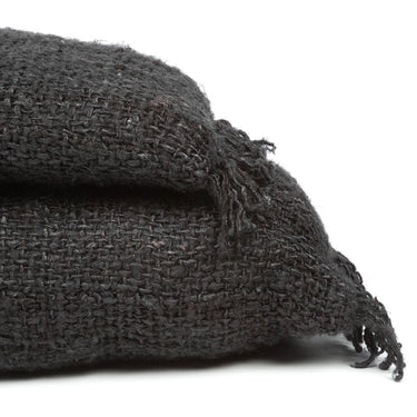 Kissenbezug – Baumwolle Material, Boho Stil, Schwarz Marine Ton, 30x50 cm - Oh My Gee | Bazar Bizar Antwerp