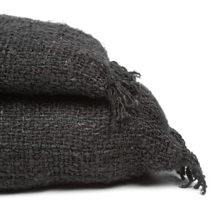 Kissenbezug – Baumwolle Material, Boho Stil, Schwarz Marine Ton, 30x50 cm - Oh My Gee | Bazar Bizar Antwerp