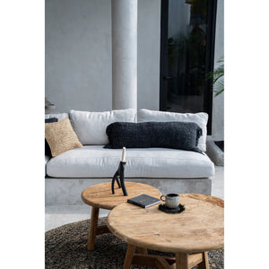 Kissenbezug – Baumwolle Material, Boho Stil, Schwarz Marine Ton, 35x100 cm - Oh My Gee | Bazar Bizar Antwerp