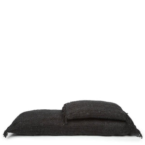 Kissenbezug – Baumwolle Material, Boho Stil, Schwarz Marine Ton, 35x100 cm - Oh My Gee | Bazar Bizar Antwerp