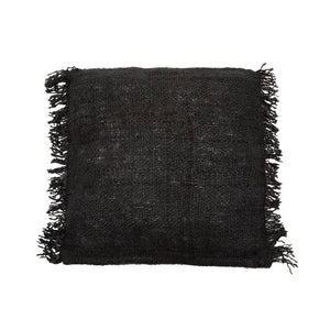 Kissenbezug – Baumwolle Material, Boho Stil, Schwarz Marine Ton, 60x60 cm - Oh My Gee | Bazar Bizar Antwerp