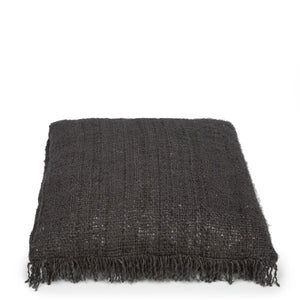 Kissenbezug – Baumwolle Material, Boho Stil, Schwarz Marine Ton, 60x60 cm - Oh My Gee | Bazar Bizar Antwerp