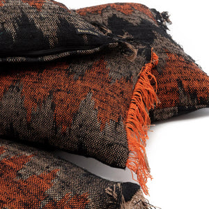 Kissenbezug – Handgefärbte Baumwolle, Struktur-Design, Boho-Stil – Oh My Gee | Bazar Bizar Antwerp
