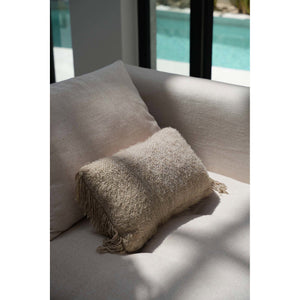 Kissenbezug – Weiche Baumwolle, Boho Stil, Beige Ton, 30x50 cm - Oh My Gee | Bazar Bizar Antwerp