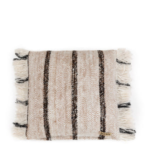 Kissenbezug – Weiche Baumwolle, Gestreiftes Design, Boho Stil, 40x40 cm – Oh My Gee | Bazar Bizar Antwerp