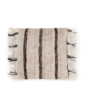 Kissenbezug – Weiche Baumwolle, Gestreiftes Design, Boho Stil, 40x40 cm – Oh My Gee | Bazar Bizar Antwerp