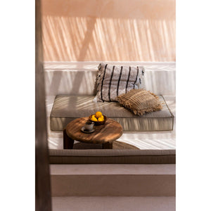 Kissenbezug – Weiche Baumwolle, Gestreiftes Design, Boho Stil, 60x60 cm – Oh My Gee | Bazar Bizar Antwerp