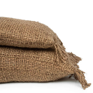 Kissenbezug – Baumwolle Material, Boho Stil, Brauner Ton, 35x100 cm - Oh My Gee | Bazar Bizar Antwerp