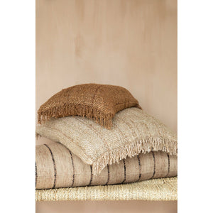 Kissenbezug – Baumwolle Material, Boho Stil, Brauner Ton, 40x40 cm - Oh My Gee | Bazar Bizar Antwerp