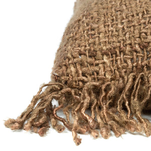 Kissenbezug – Baumwolle Material, Boho Stil, Brauner Ton, 40x40 cm - Oh My Gee | Bazar Bizar Antwerp