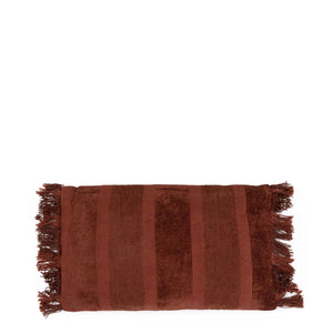 Kissenbezug – Samt Material, Boho Stil, Burgunder Ton, 30x50 cm - Oh My Gee | Bazar Bizar Antwerp