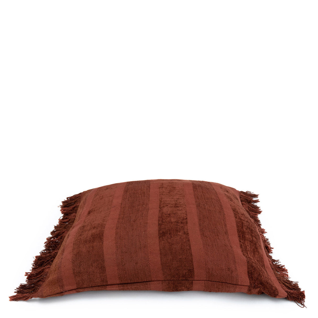 Kissenbezug – Samt Material, Boho Stil, Burgunder Ton, 60x60 cm - Oh My Gee | Bazar Bizar Antwerp