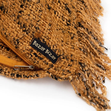 Kissenbezug – Handgefärbte Baumwolle, Struktur-Design, Boho-Stil – Oh My Gee | Bazar Bizar Antwerp