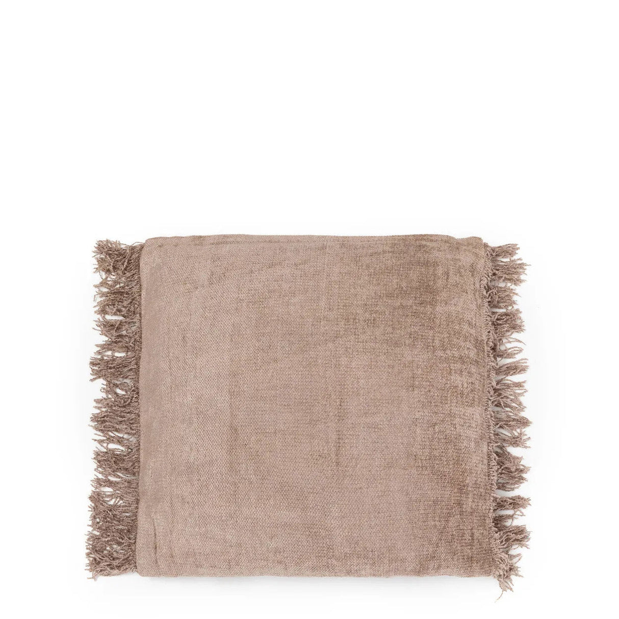 Kissenbezug – Samt Material, Boho Stil, Beton Ton, 40x40 cm - Oh My Gee | Bazar Bizar Antwerp
