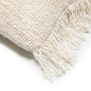 Kissenbezug – Baumwolle Material, Boho Stil, Creme Ton, 30x50 cm - Oh My Gee | Bazar Bizar Antwerp