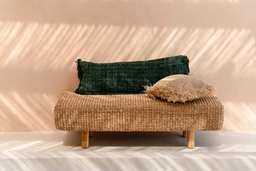 Pillow Cover – Cotton Structure, Boho Flair, Hand-Dyed Design – Oh My Gee | Bazar Bizar Antwerp