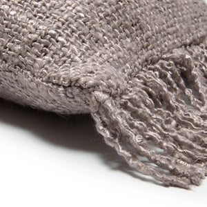 Kissenbezug – Baumwolle Material, Boho Stil, Grauer Ton, 35x100 cm - Oh My Gee | Bazar Bizar Antwerp