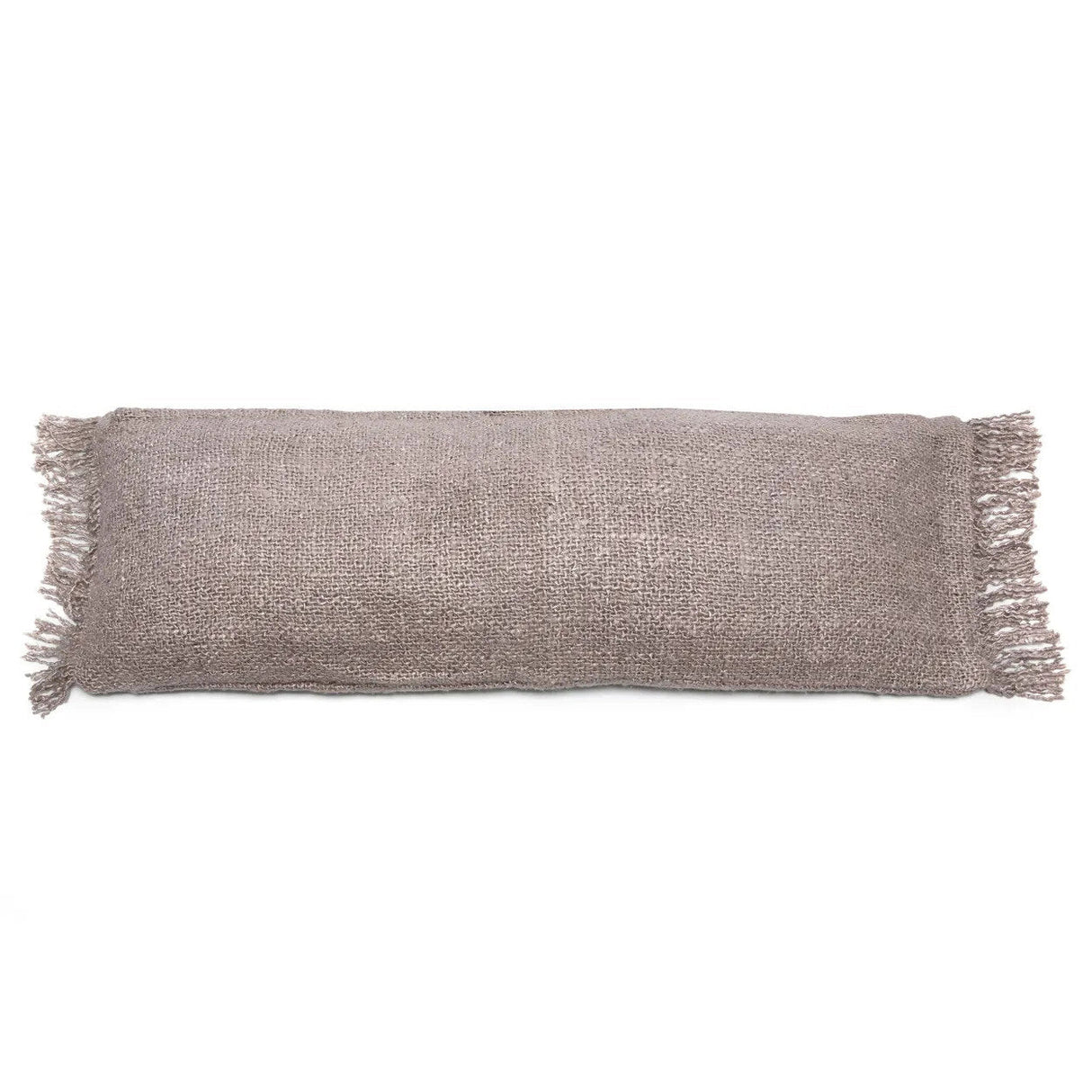 Kissenbezug – Baumwolle Material, Boho Stil, Grauer Ton, 35x100 cm - Oh My Gee | Bazar Bizar Antwerp