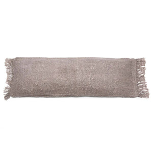 Kissenbezug – Baumwolle Material, Boho Stil, Grauer Ton, 35x100 cm - Oh My Gee | Bazar Bizar Antwerp