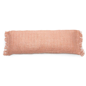 Kissenbezug – Baumwolle Material, Boho Stil, Rosa Ton, 35x100 cm - Oh My Gee | Bazar Bizar Antwerp
