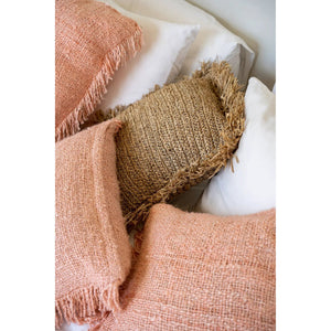 Kissenbezug – Baumwolle Material, Boho Stil, Rosa Ton, 35x100 cm - Oh My Gee | Bazar Bizar Antwerp