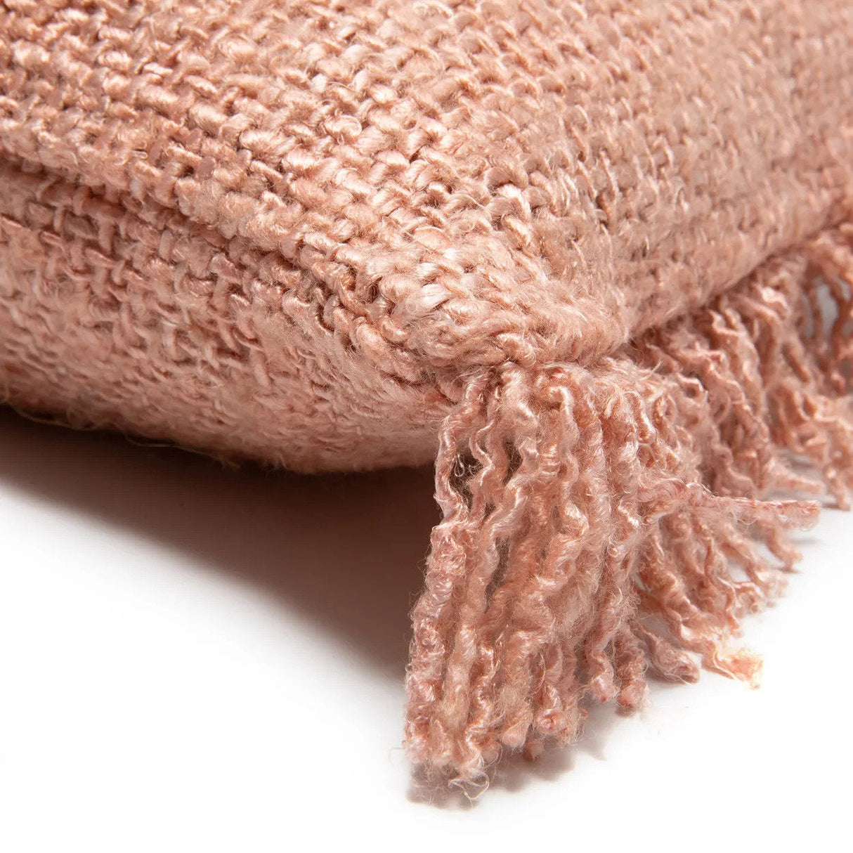 Kissenbezug – Baumwolle Material, Boho Stil, Rosa Ton, 35x100 cm - Oh My Gee | Bazar Bizar Antwerp
