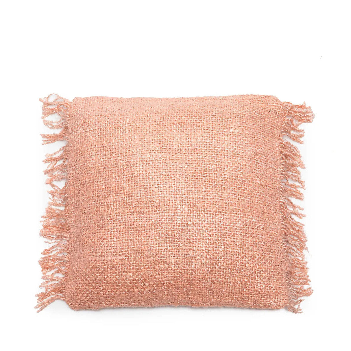 Kissenbezug – Baumwolle Material, Boho Stil, Rosa Ton, 40x40 cm - Oh My Gee | Bazar Bizar Antwerp