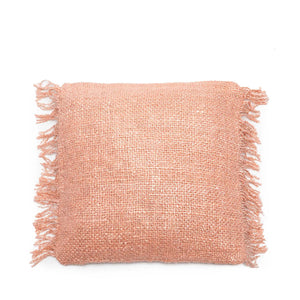 Kissenbezug – Baumwolle Material, Boho Stil, Rosa Ton, 40x40 cm - Oh My Gee | Bazar Bizar Antwerp
