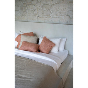 Kissenbezug – Baumwolle Material, Boho Stil, Rosa Ton, 40x40 cm - Oh My Gee | Bazar Bizar Antwerp
