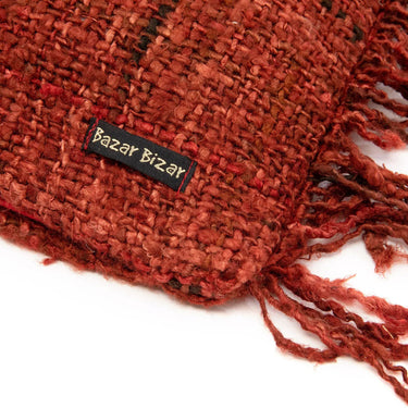 Kissenbezug – Handgefärbte Baumwolle, Struktur-Design, Boho-Stil – Oh My Gee | Bazar Bizar Antwerp