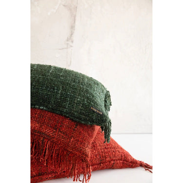 Kissenbezug – Handgefärbte Baumwolle, Struktur-Design, Boho-Stil – Oh My Gee | Bazar Bizar Antwerp