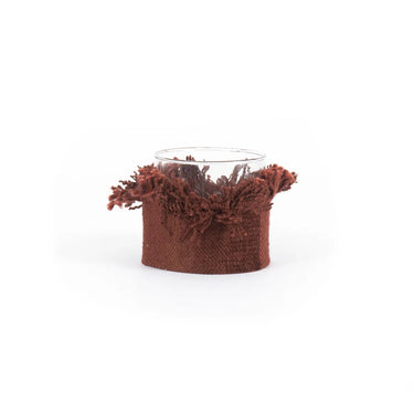 Candle Holder – Velvet Cover, Handmade Design, Stylish Home Accessory, S – Oh My Gee | Bazar Bizar Antwerp