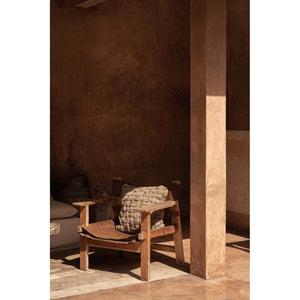Kissenbezug – Leinen Material, Boho Stil, Natur Ton - Crosier | Bazar Bizar Antwerp
