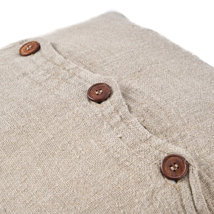 Kissenbezug – Natürliches Leinen, Zeitloses Design, Gewebte Struktur - Linen Edit | Bazar Bizar Antwerp