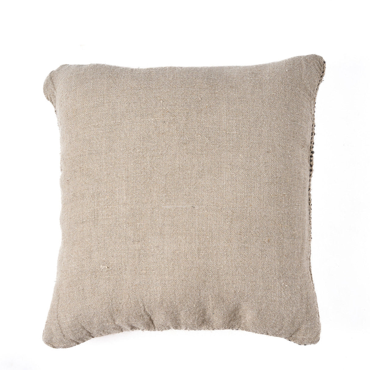 Kissenbezug – Leinen Material, Boho Stil, Natur Schwarz Ton - Grain | Bazar Bizar Antwerp