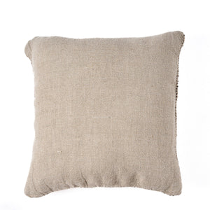 Kissenbezug – Leinen Material, Boho Stil, Natur Schwarz Ton - Grain | Bazar Bizar Antwerp