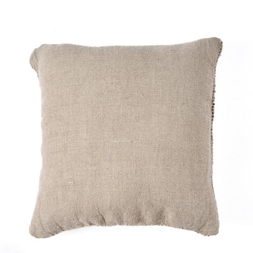 Kissenbezug – Leinen Material, Boho Stil, Natur Schwarz Ton - Grain | Bazar Bizar Antwerp
