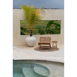 Loungesessel – Massives Teakholz, Organisches Design, Coastal Flair – Islander | Bazar Bizar Antwerp