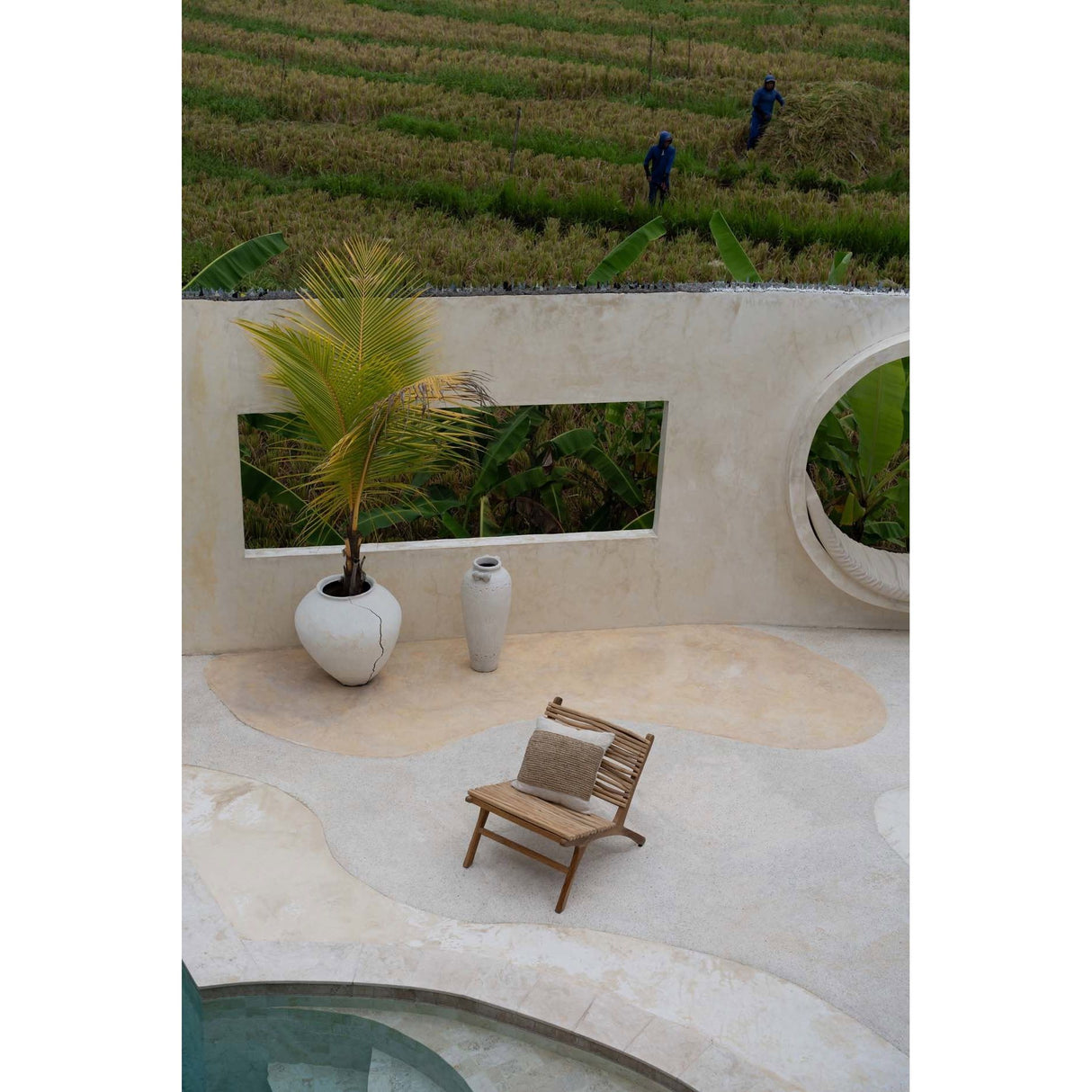 Loungesessel – Massives Teakholz, Organisches Design, Coastal Flair – Islander | Bazar Bizar Antwerp