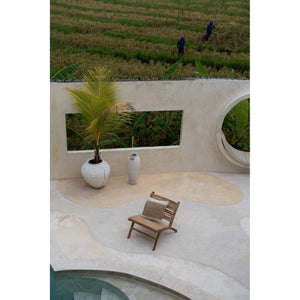 Loungesessel – Massives Teakholz, Organisches Design, Coastal Flair – Islander | Bazar Bizar Antwerp