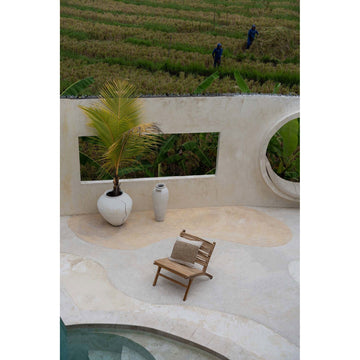 Lounge Chair – Solid Teak, Organic Design, Coastal Flair – Islander | Bazar Bizar Antwerp