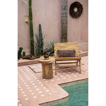 Lounge Chair – Solid Teak, Organic Design, Coastal Flair – Islander | Bazar Bizar Antwerp
