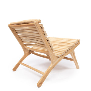 Loungesessel – Massives Teakholz, Organisches Design, Coastal Flair – Islander | Bazar Bizar Antwerp