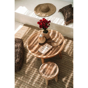 Couchtisch – Massives Munggur, Warmer Farbton, Handgefertigte Qualität | Bazar Bizar Antwerp