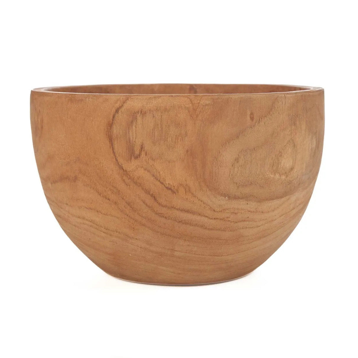 Schale – Teakholz Material, Organische Form, Natürliche Farbe – Zen | Bazar Bizar Antwerp